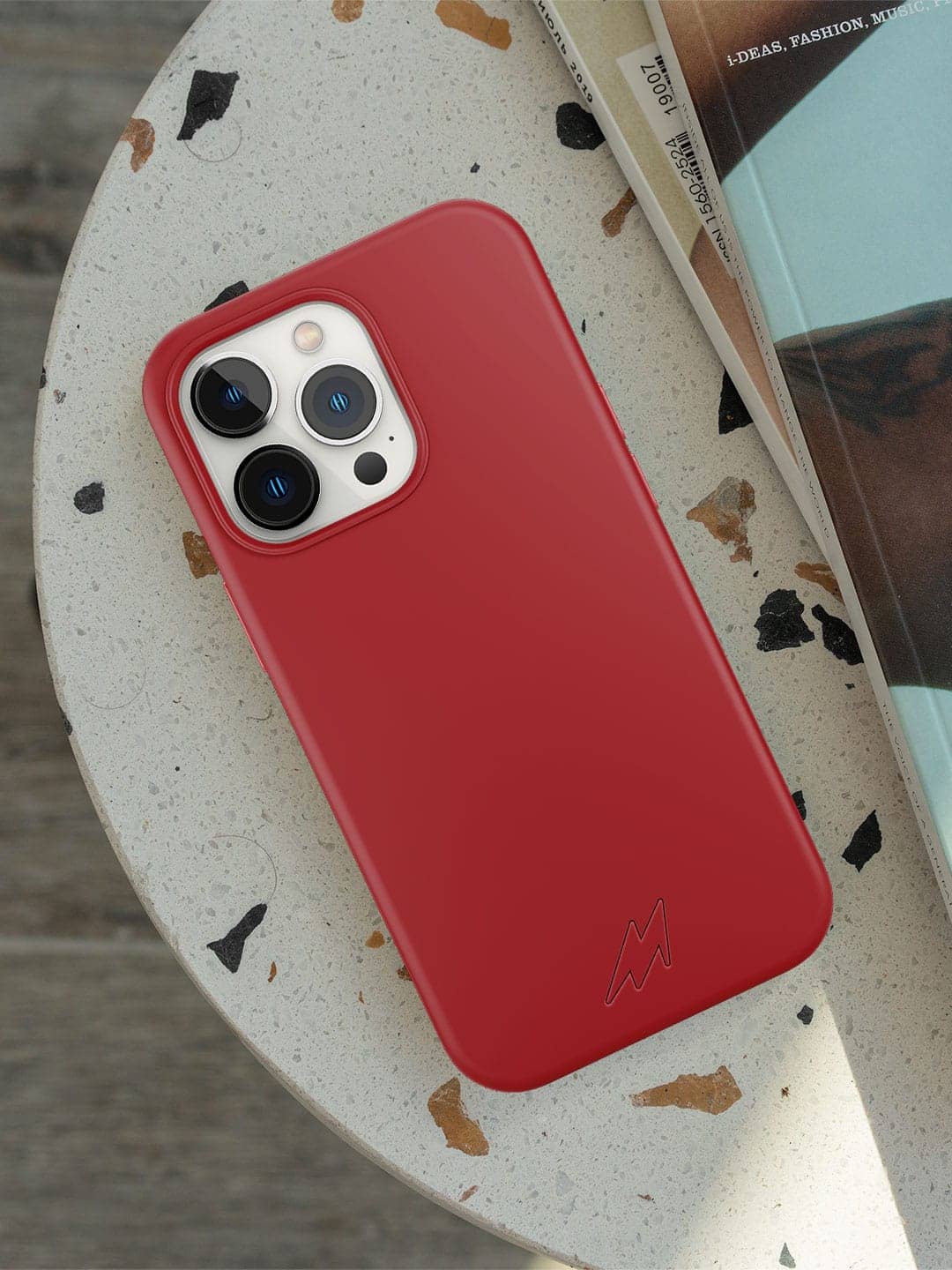 Basics - iPhone 12 Pro Max Cover Magsafe Silicone Red