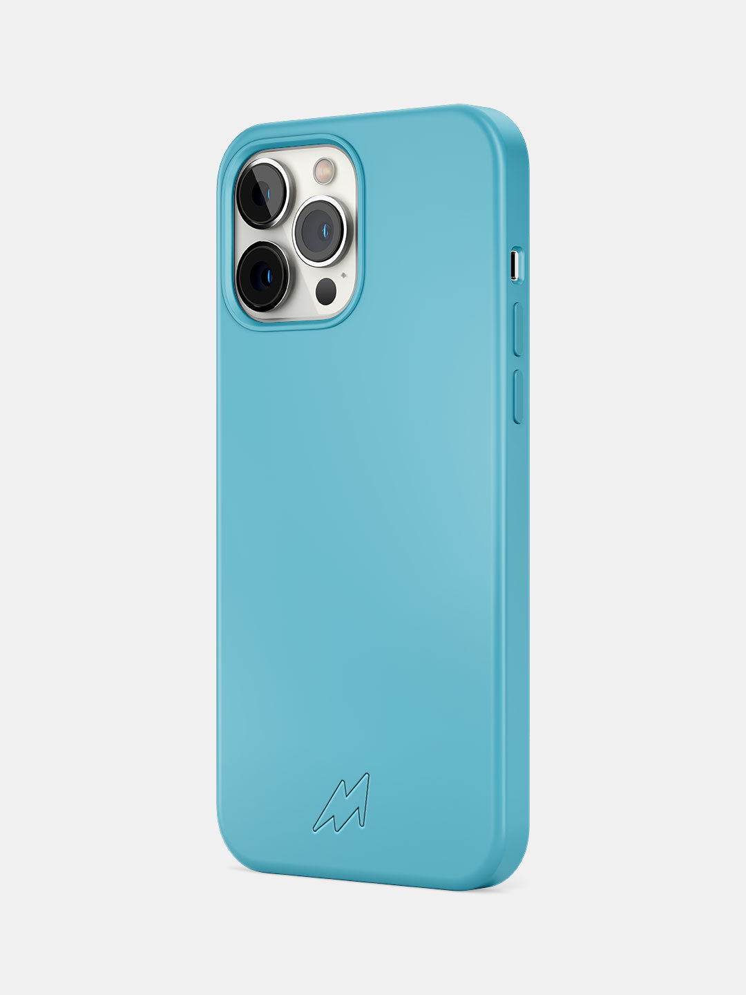 Basics - iPhone 12 Pro Max Cover Magsafe Silicone Sky Blue