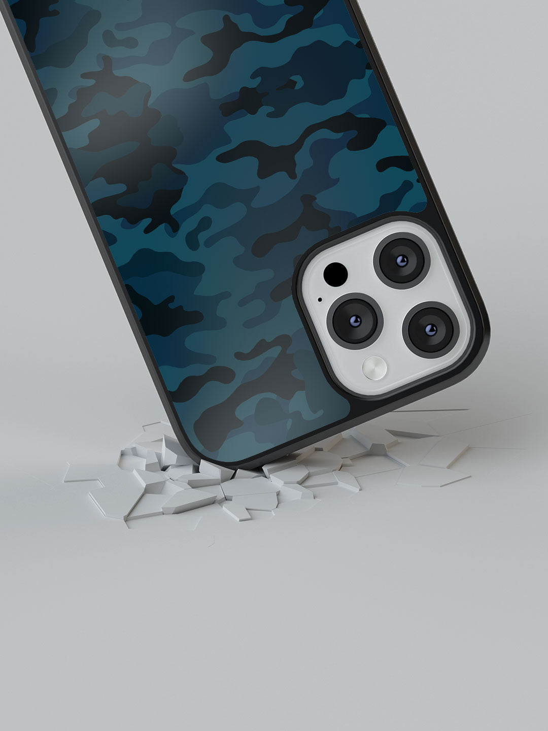 Camo Army Blue - iPhone 12 Cover
