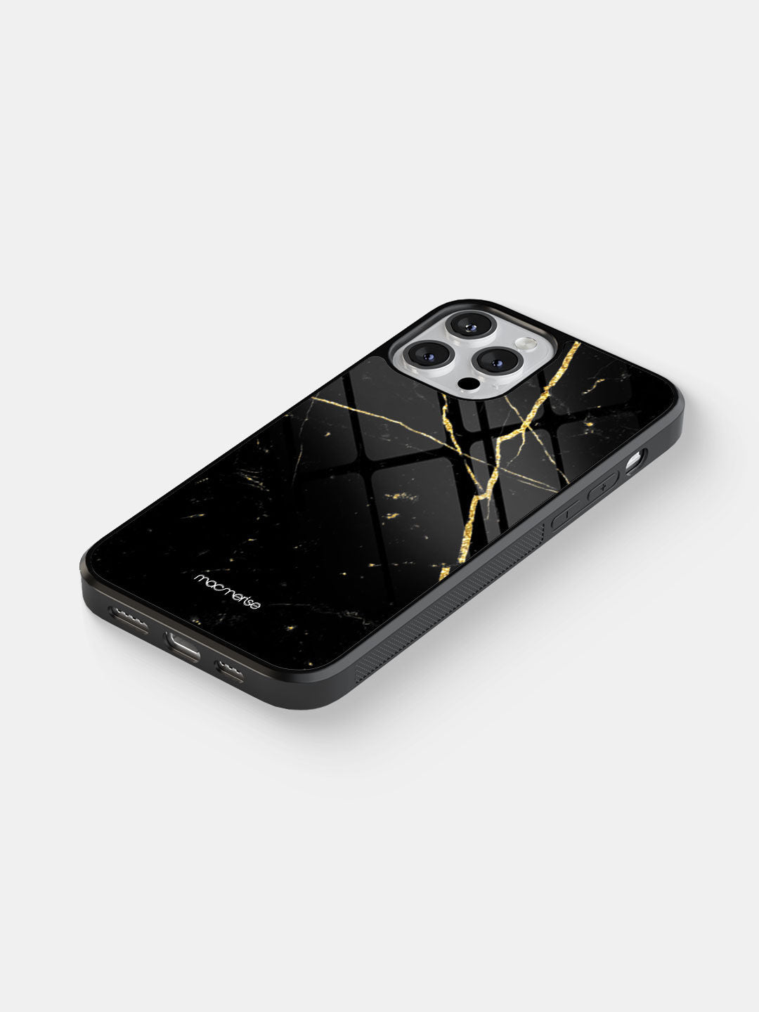 Marble Black Onyx - iPhone 12 Glass Cover
