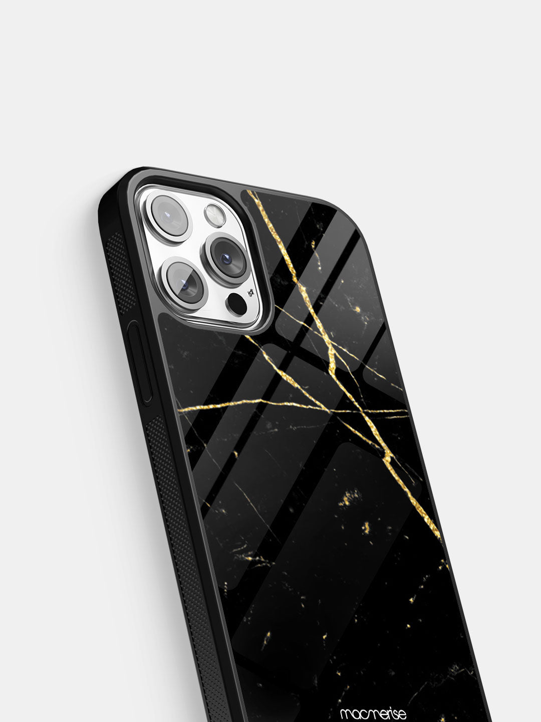 Marble Black Onyx - iPhone 12 Glass Cover