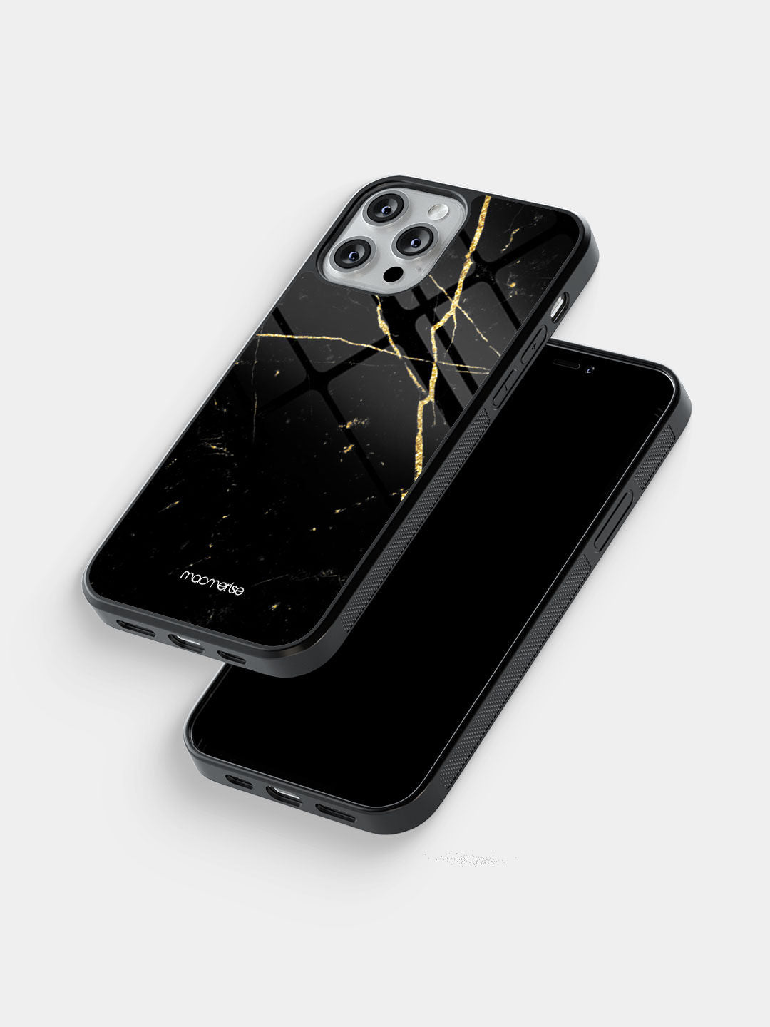 Marble Black Onyx - iPhone 12 Glass Cover