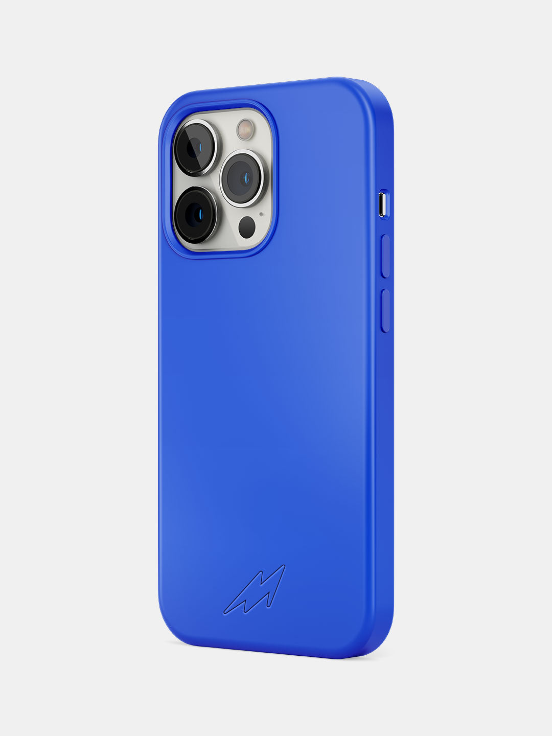 Basics - iPhone 12 Cover Silicone Blue