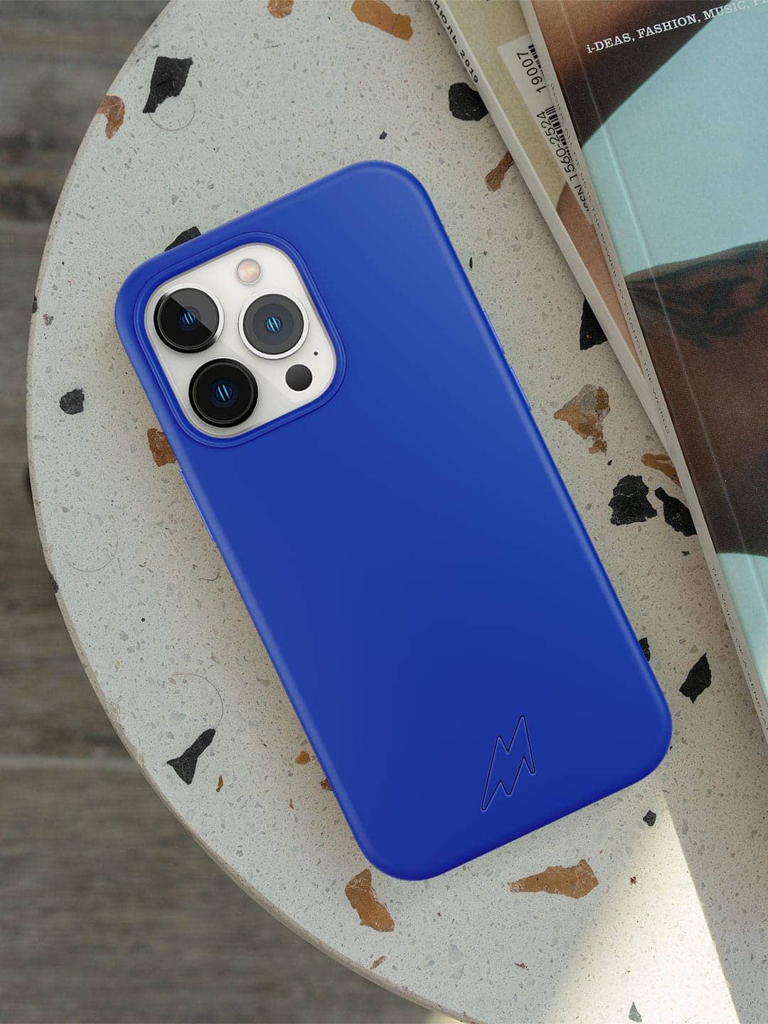 Basics - iPhone 12 Cover Silicone Blue