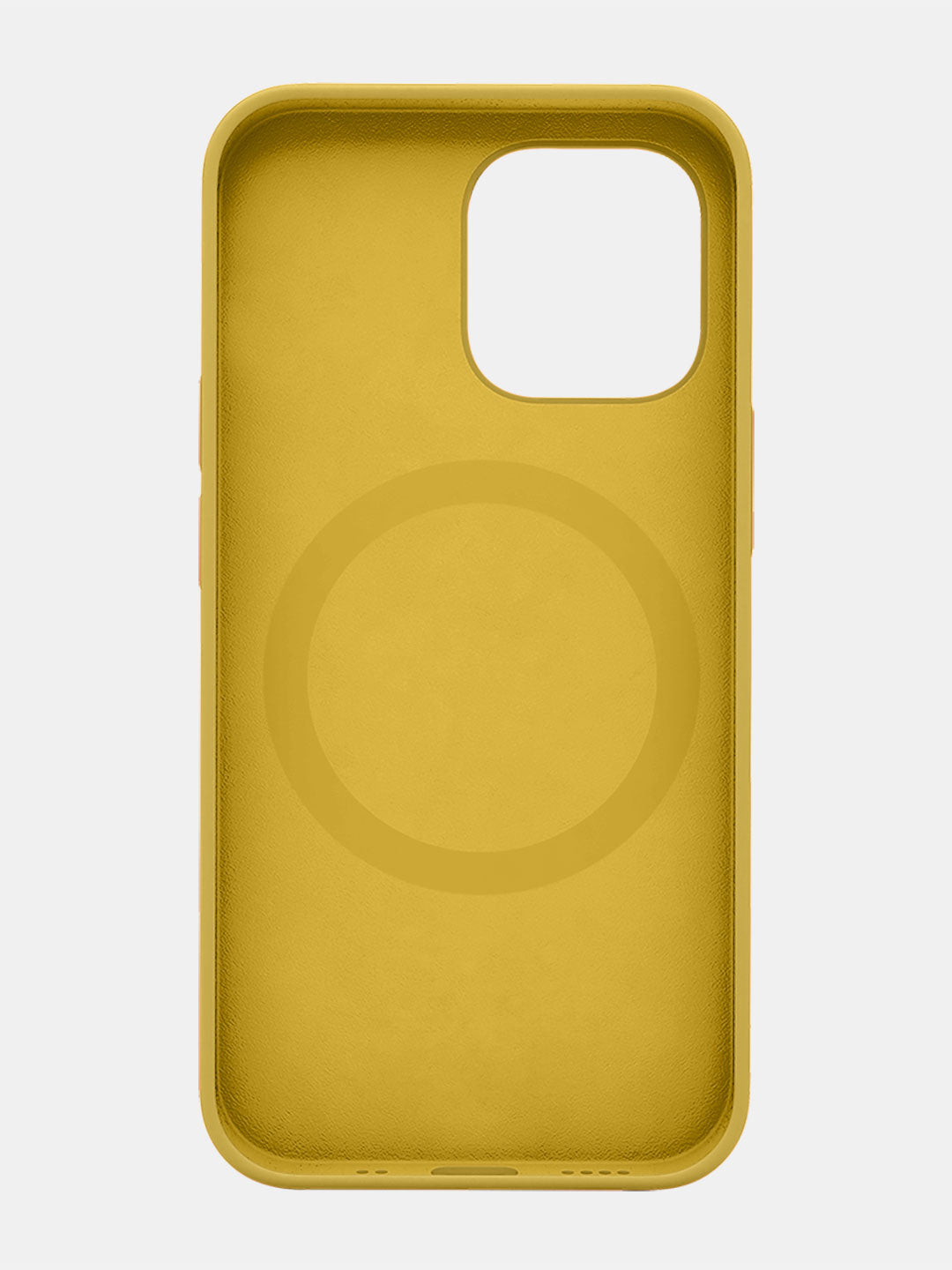 Basics - iPhone 12 Cover Silicone Yellow