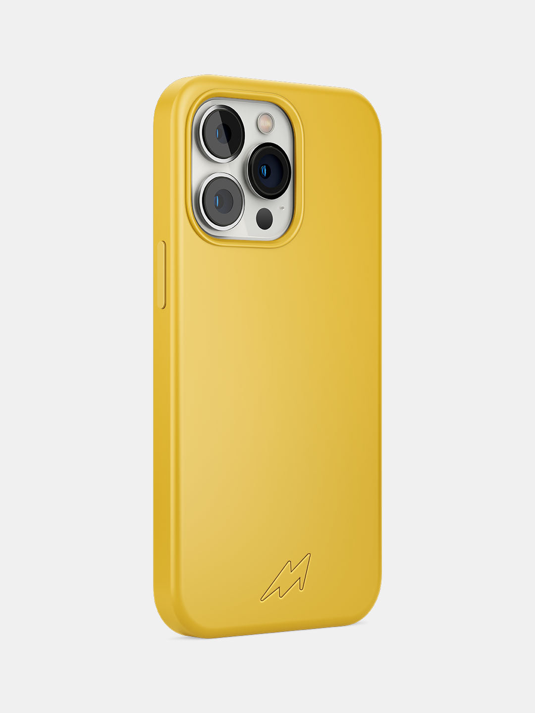 Basics - iPhone 12 Cover Silicone Yellow