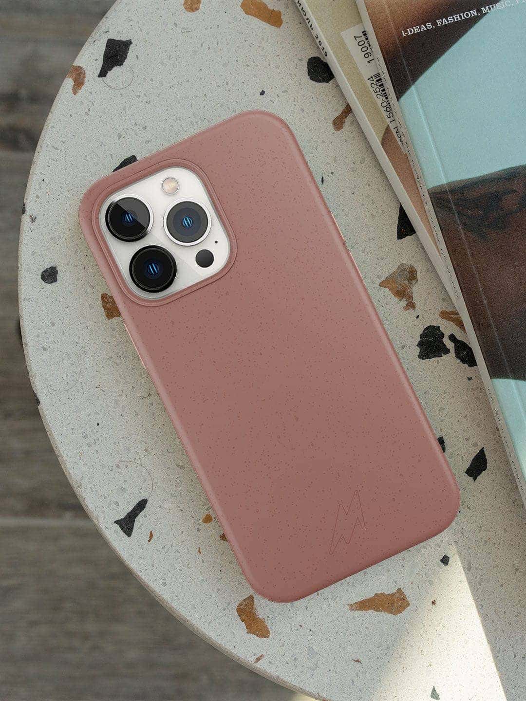 Basics - iPhone 13 Pro Max Cover Ecofriendly Baby Pink