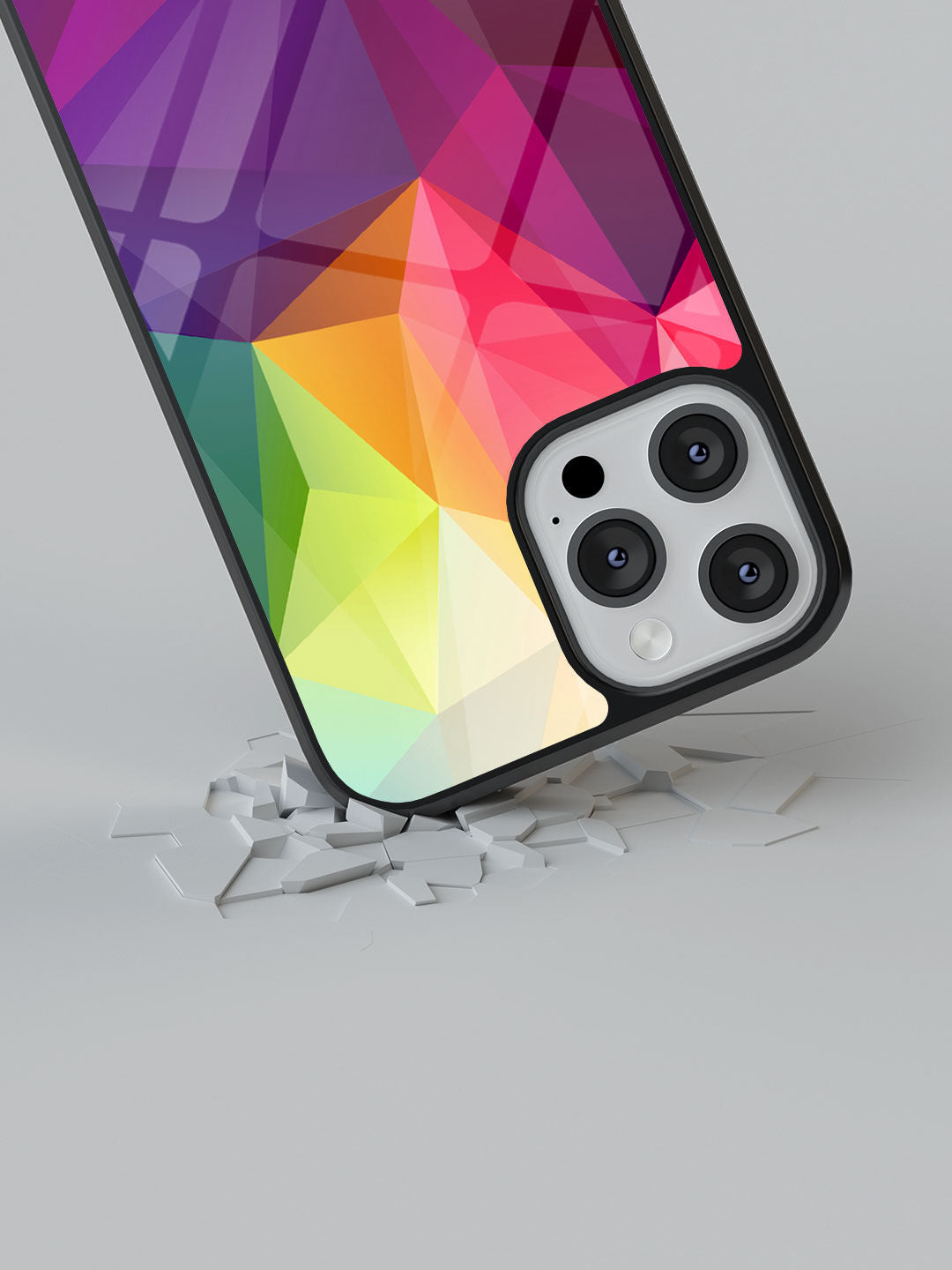 Crystal Art - iPhone 13 Pro Max Glass Cover