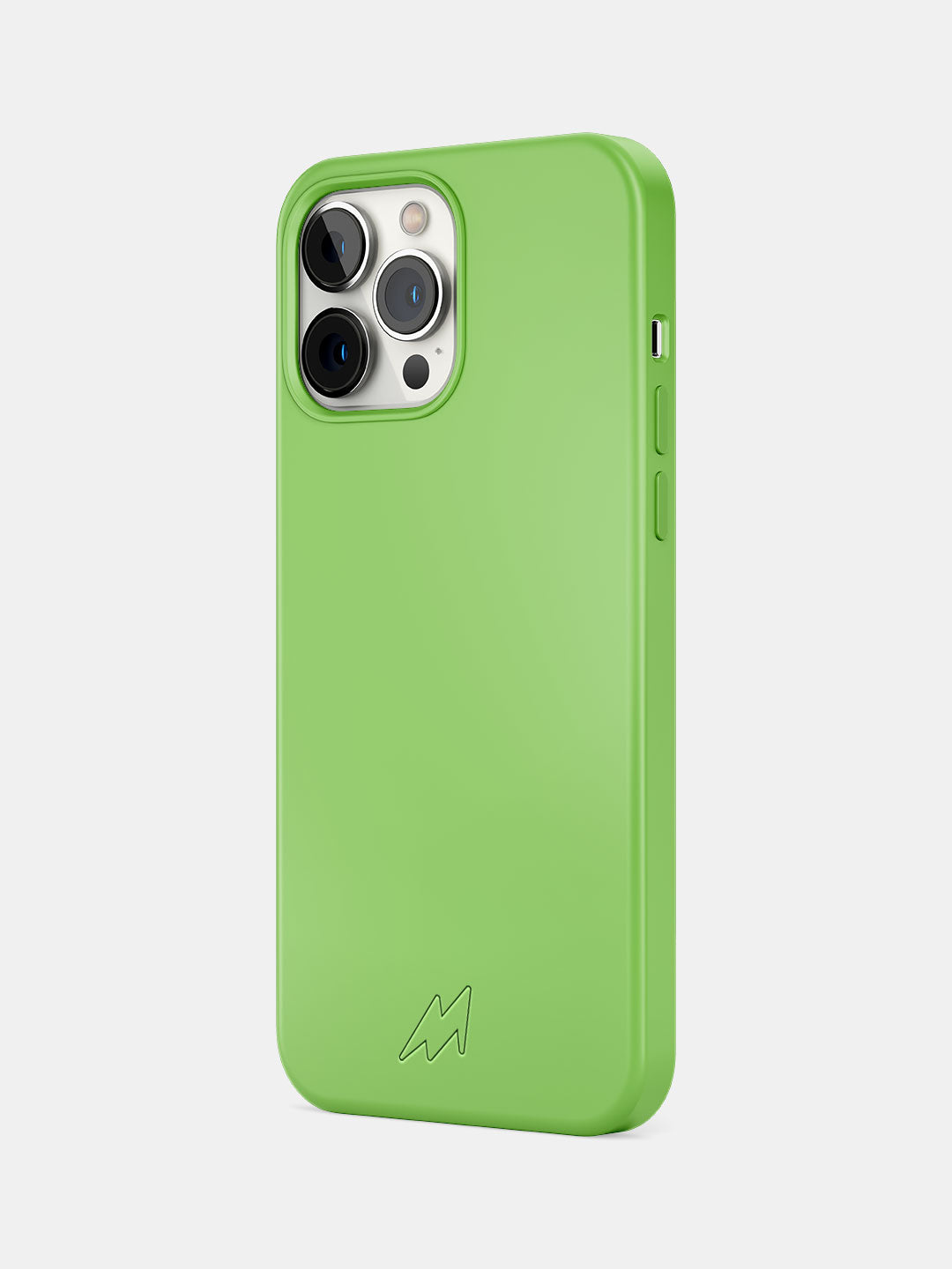 Basics - iPhone 13 Pro Max Cover Silicone Leaf Green