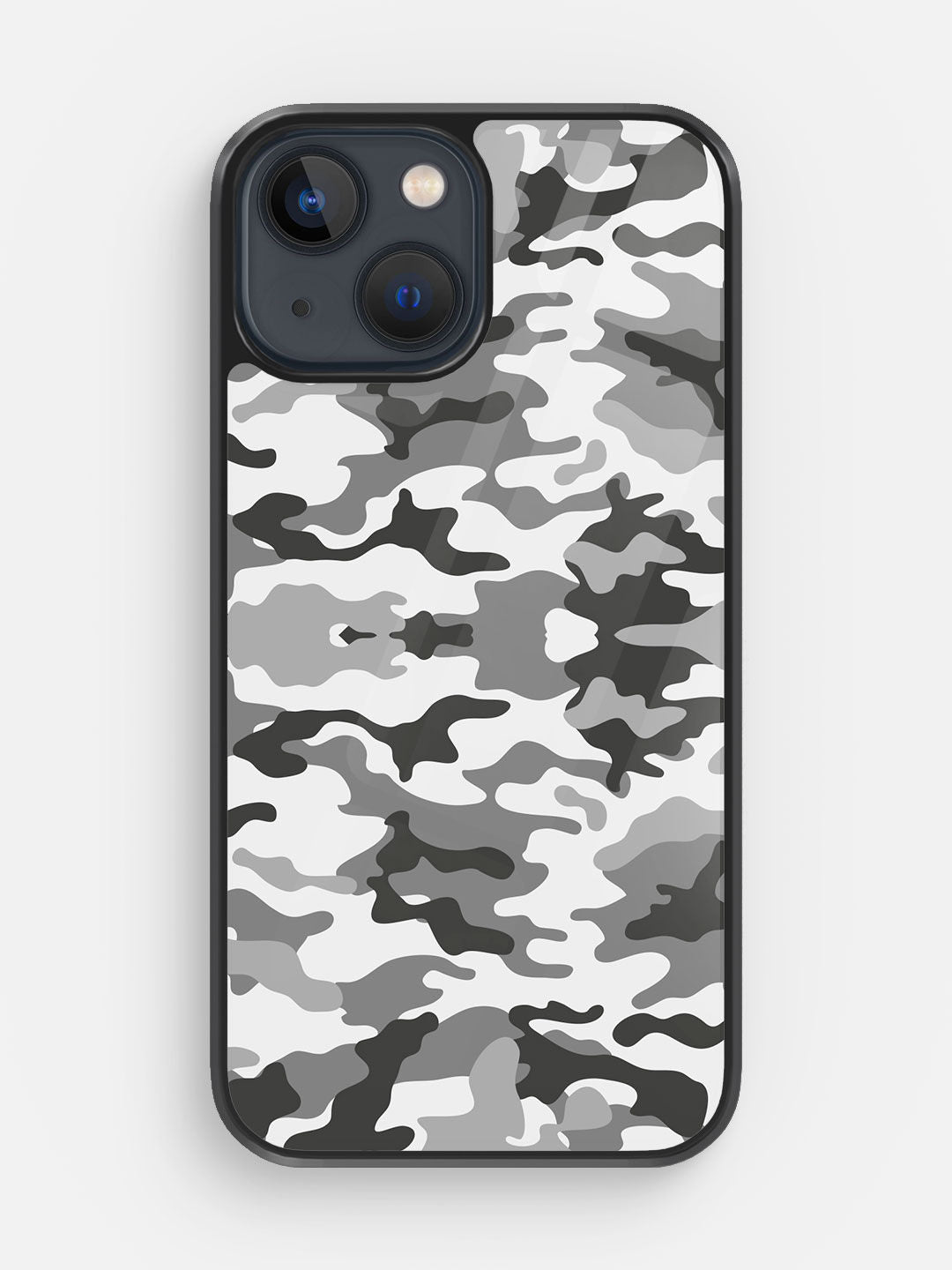 Camo Grey - iPhone 13 Mini Glass Cover