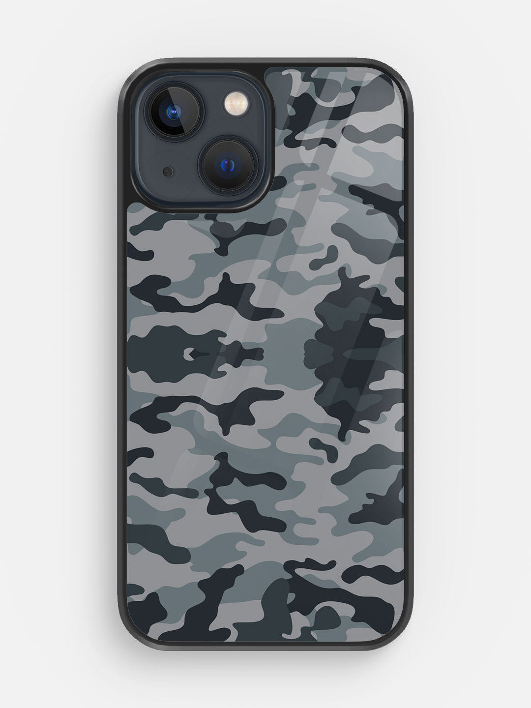 Camo Gun Metal - iPhone 13 Mini Glass Cover