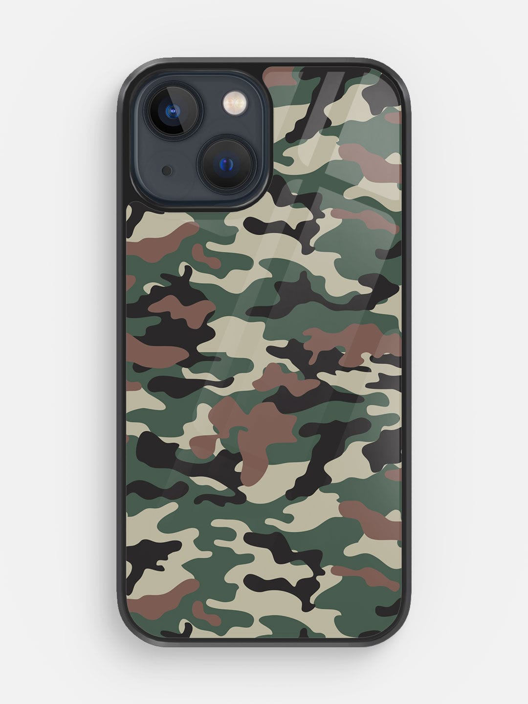 Camo Rifle Green - iPhone 13 Mini Glass Cover