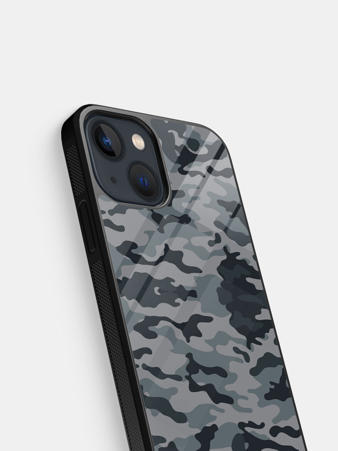 Camo Gun Metal - iPhone 13 Mini Glass Cover
