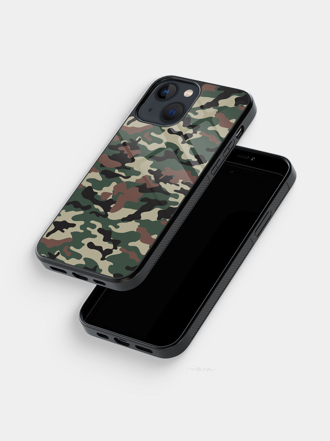Camo Rifle Green - iPhone 13 Mini Glass Cover