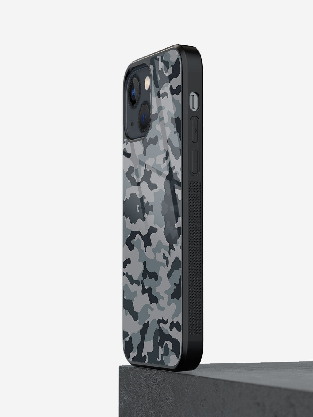 Camo Gun Metal - iPhone 13 Mini Glass Cover