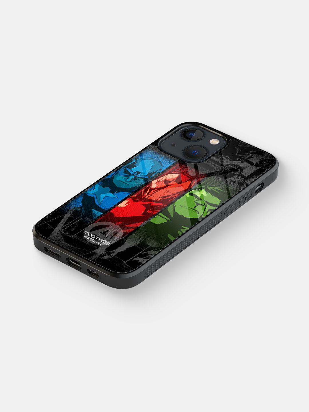 Avengers Sketch - iPhone 13 Mini Glass Cover