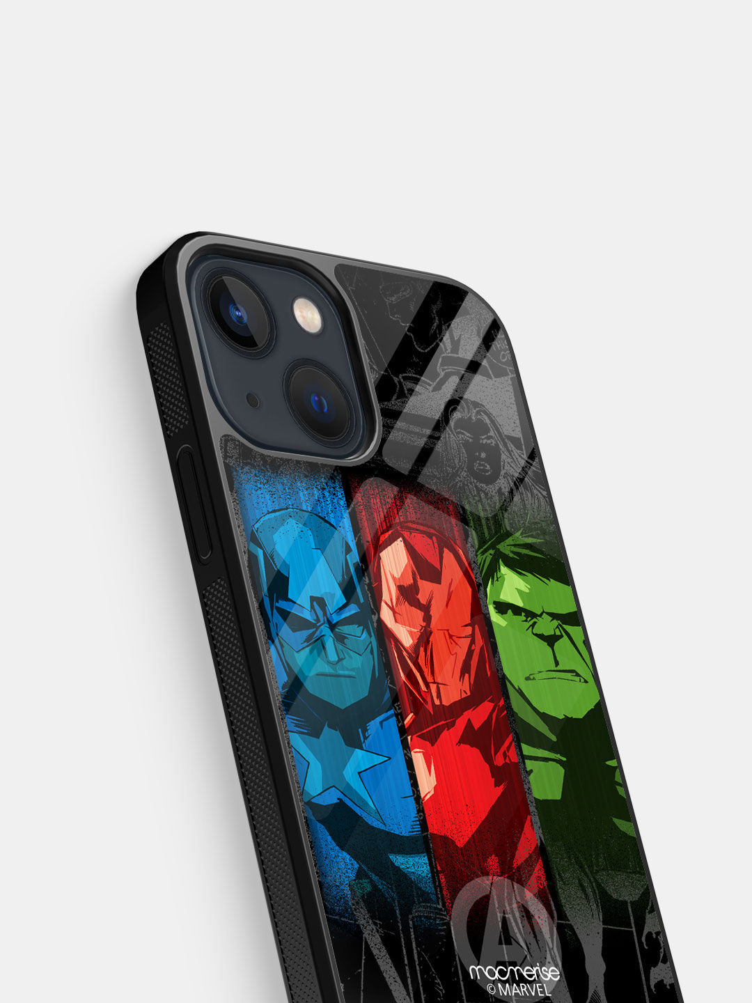 Avengers Sketch - iPhone 13 Mini Glass Cover