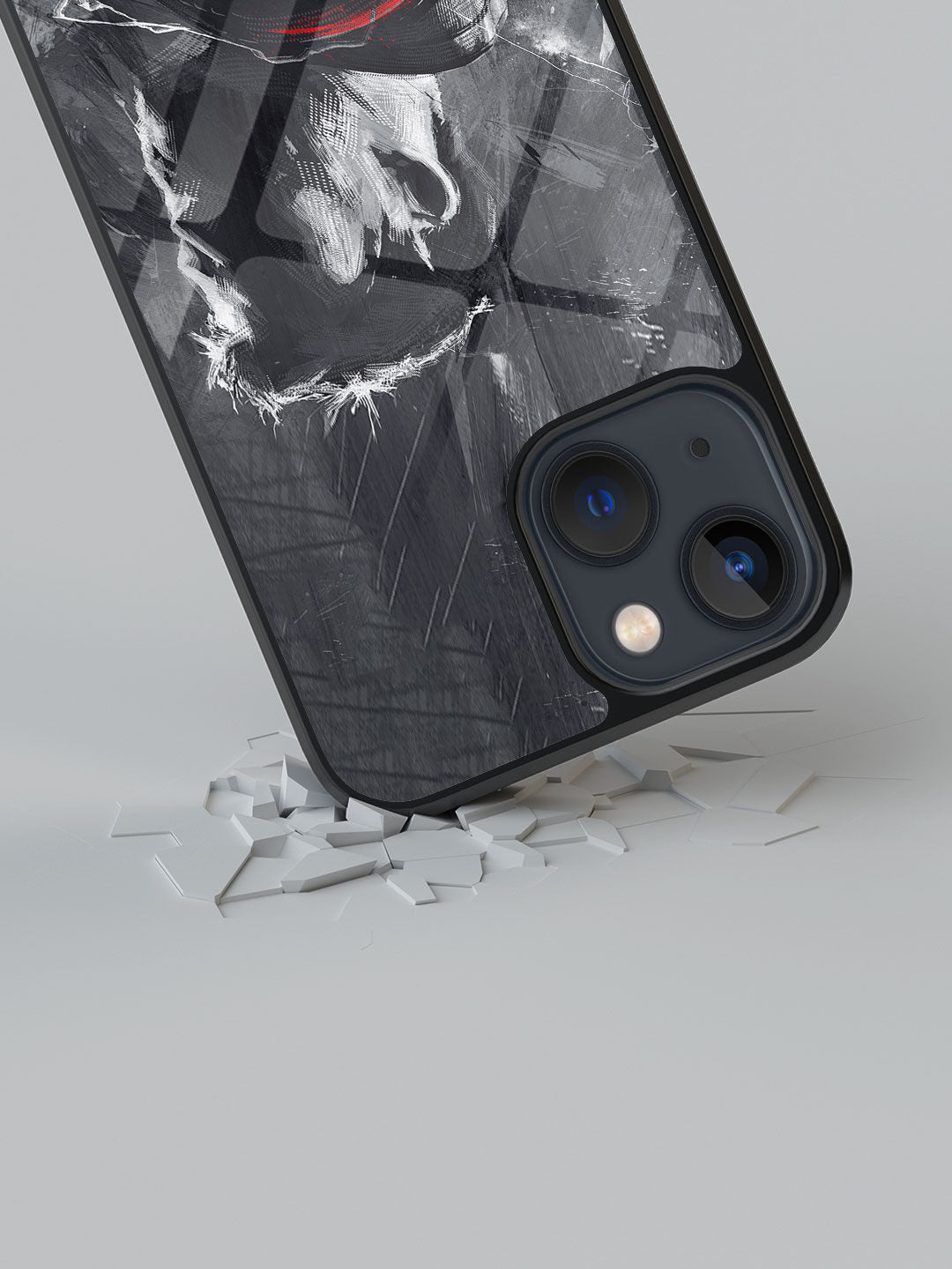 Charcoal Art Thor - iPhone 13 Mini Glass Cover