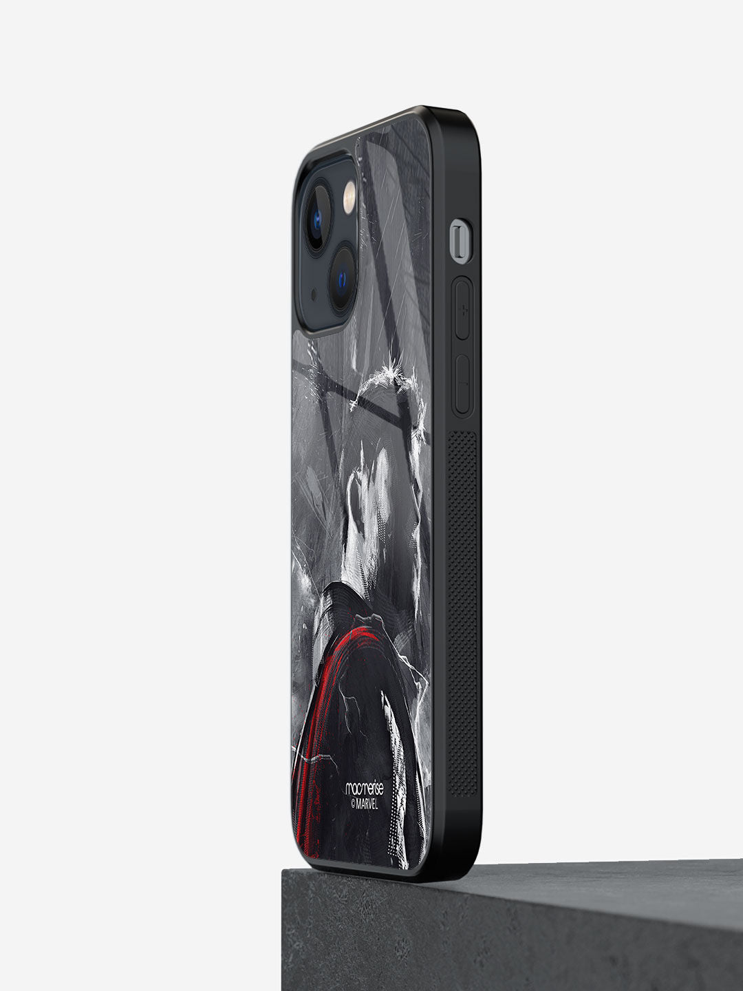 Charcoal Art Thor - iPhone 13 Mini Glass Cover