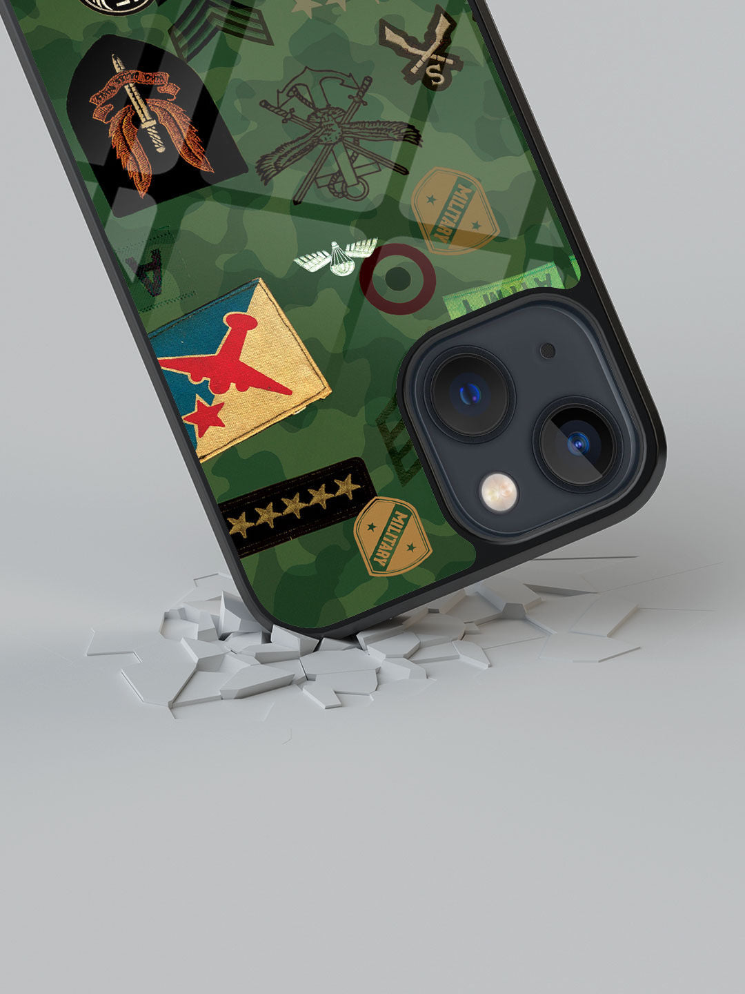 Roger That Green - iPhone 13 Mini Glass Cover