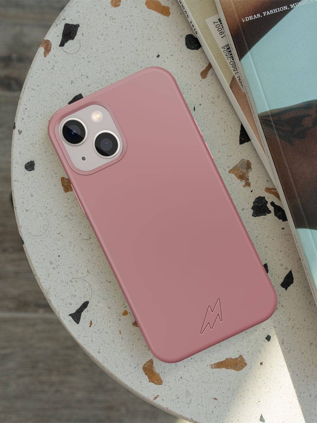 Basics - iPhone 13 Mini Cover Silicone Baby Pink