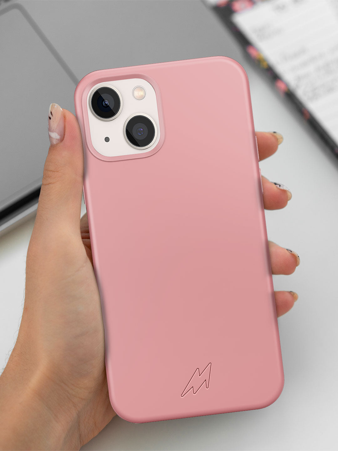 Basics - iPhone 13 Mini Cover Silicone Baby Pink