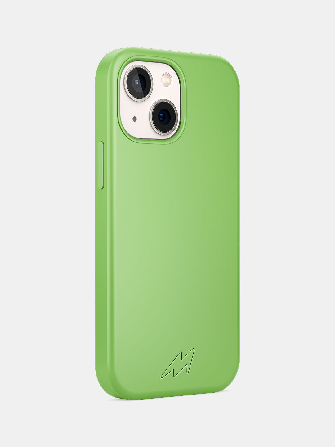 Basics - iPhone 13 Mini Cover Silicone Leaf Green