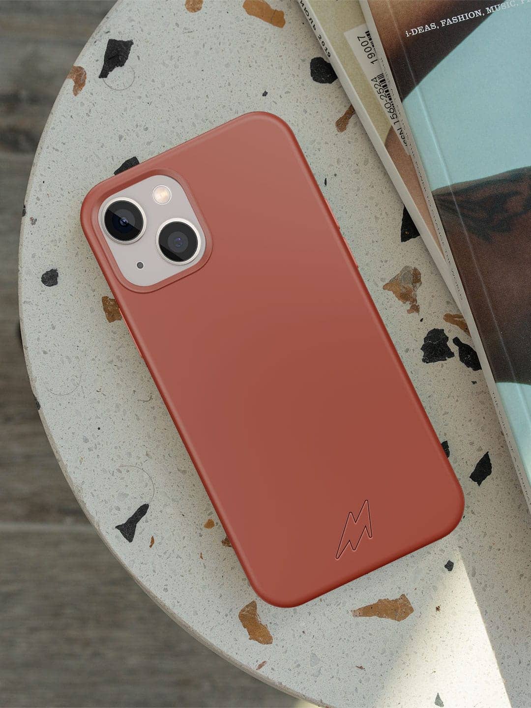 Basics - iPhone 13 Mini Cover Silicone Orange