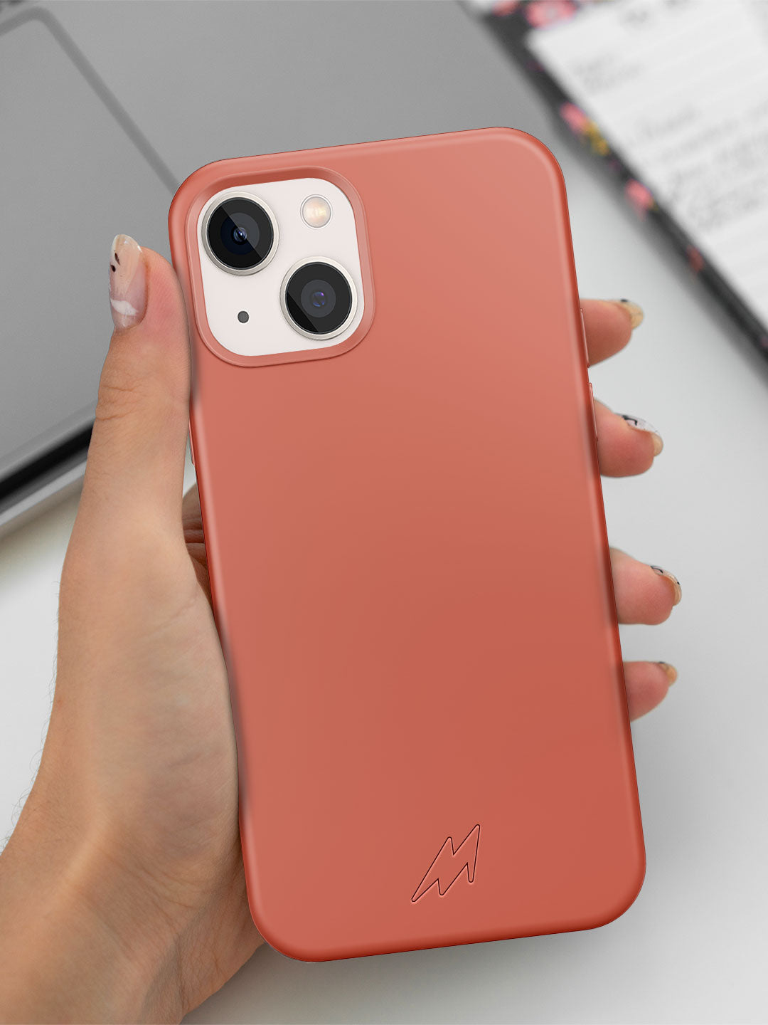 Basics - iPhone 13 Mini Cover Silicone Orange