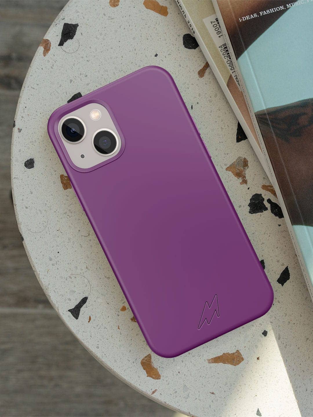 Basics - iPhone 13 Mini Cover Silicone Purple