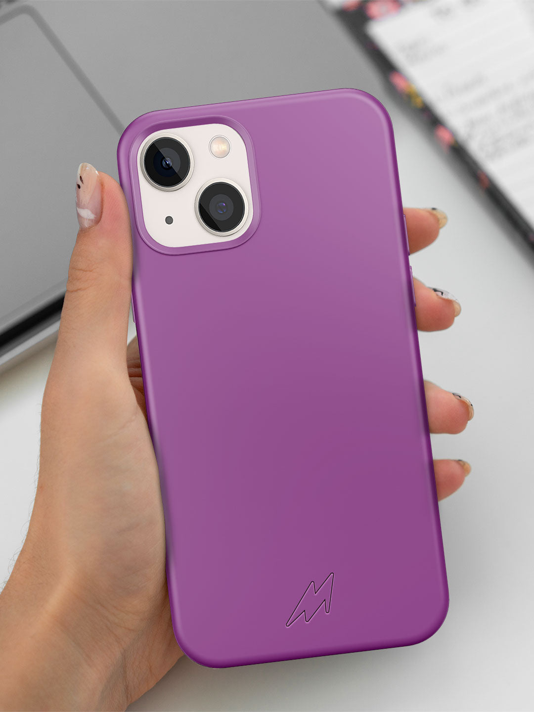 Basics - iPhone 13 Mini Cover Silicone Purple