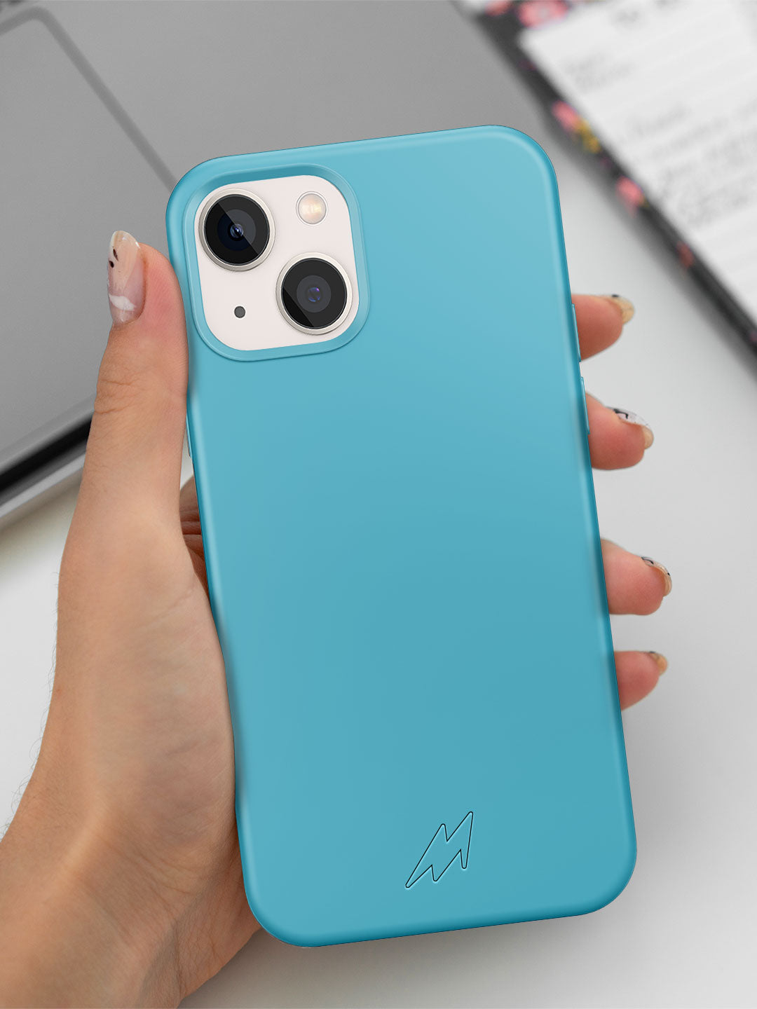 Basics - iPhone 13 Mini Cover Silicone Sky Blue