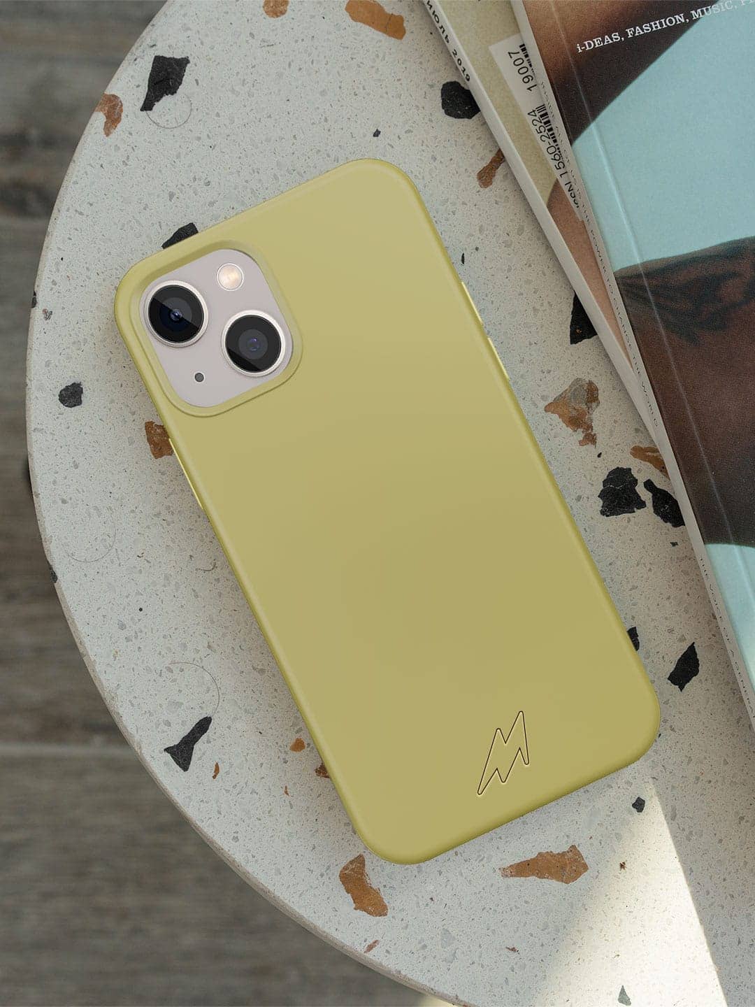 Basics - iPhone 13 Mini Cover Silicone Yellow
