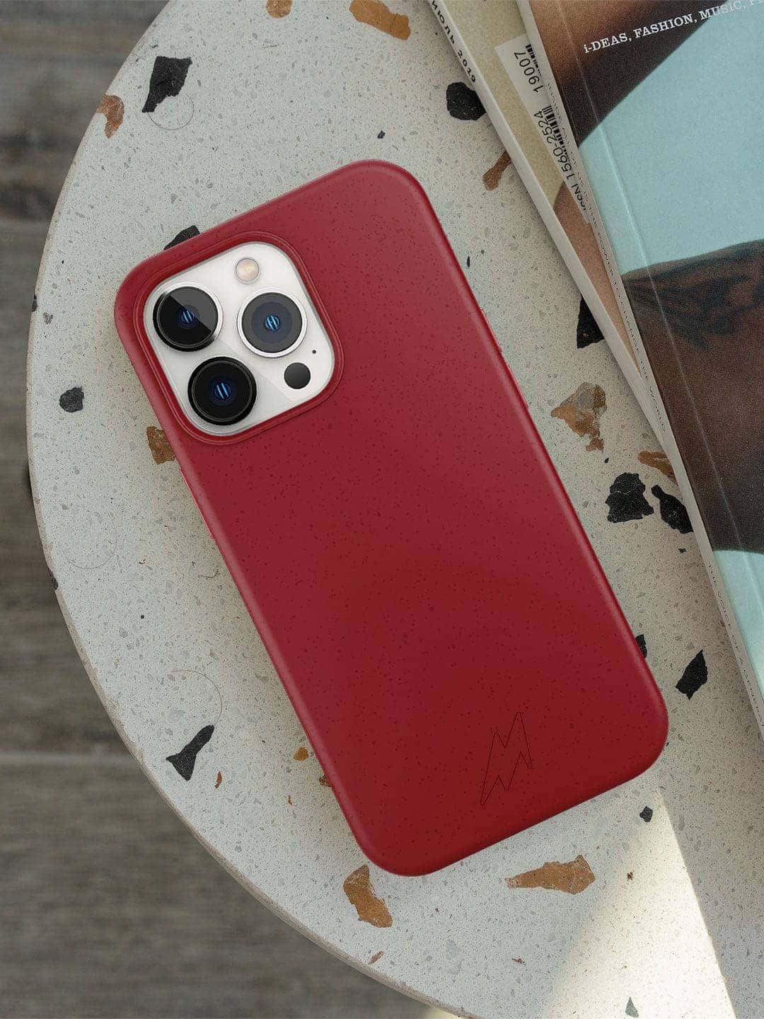 Basics - iPhone 13 Pro Cover Ecofriendly Red