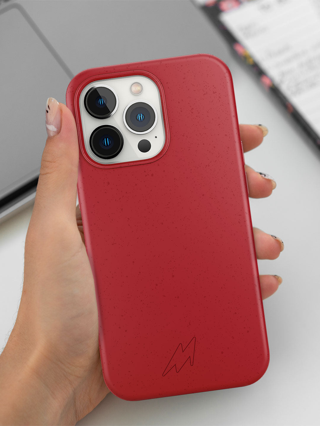 Basics - iPhone 13 Pro Cover Ecofriendly Red