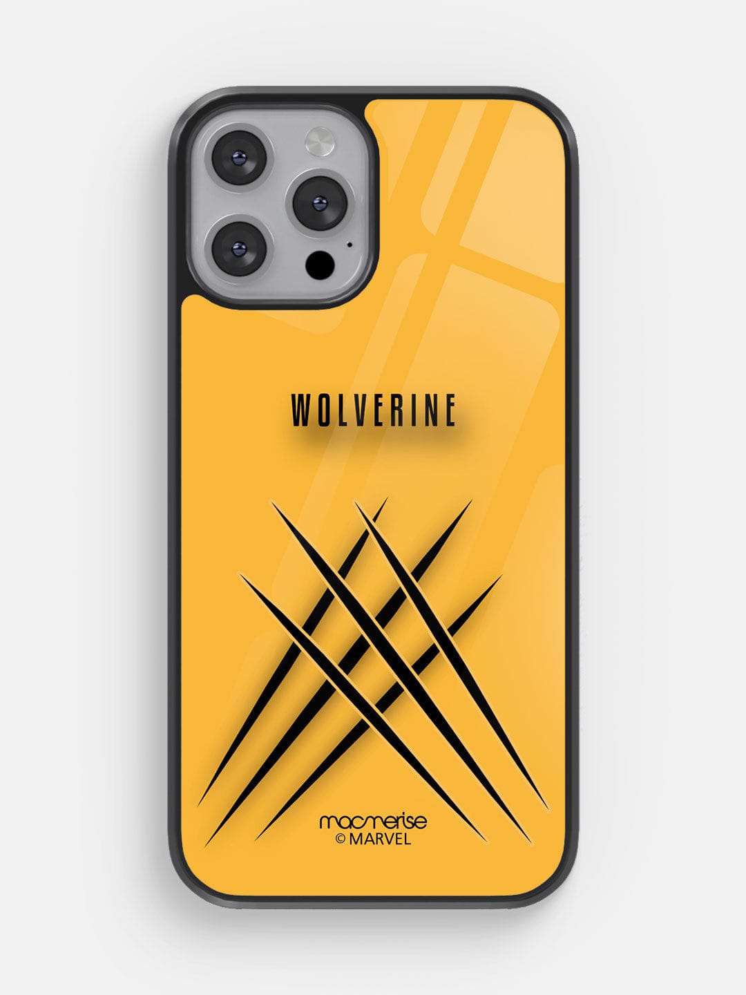 Minimalistic Wolverine - iPhone 13 Pro Glass Cover