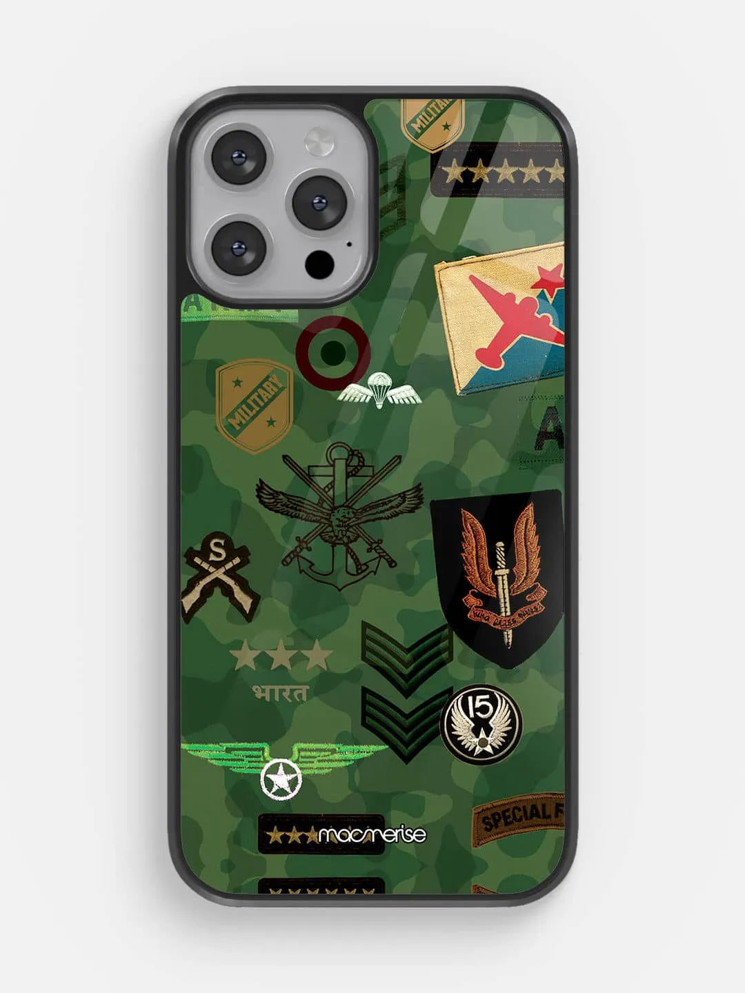 Roger That Green - iPhone 13 Pro Cover - Glass