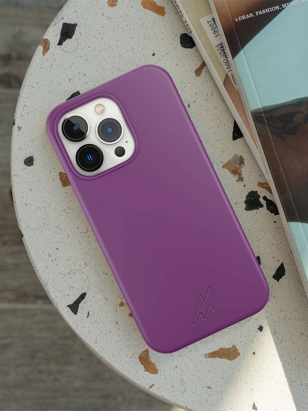 Basics - iPhone 13 Pro Cover Silicone Purple