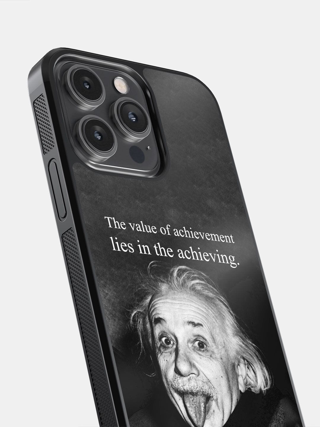 Achieving Albert Einstein - iPhone 14 Pro Max Bumper Cover