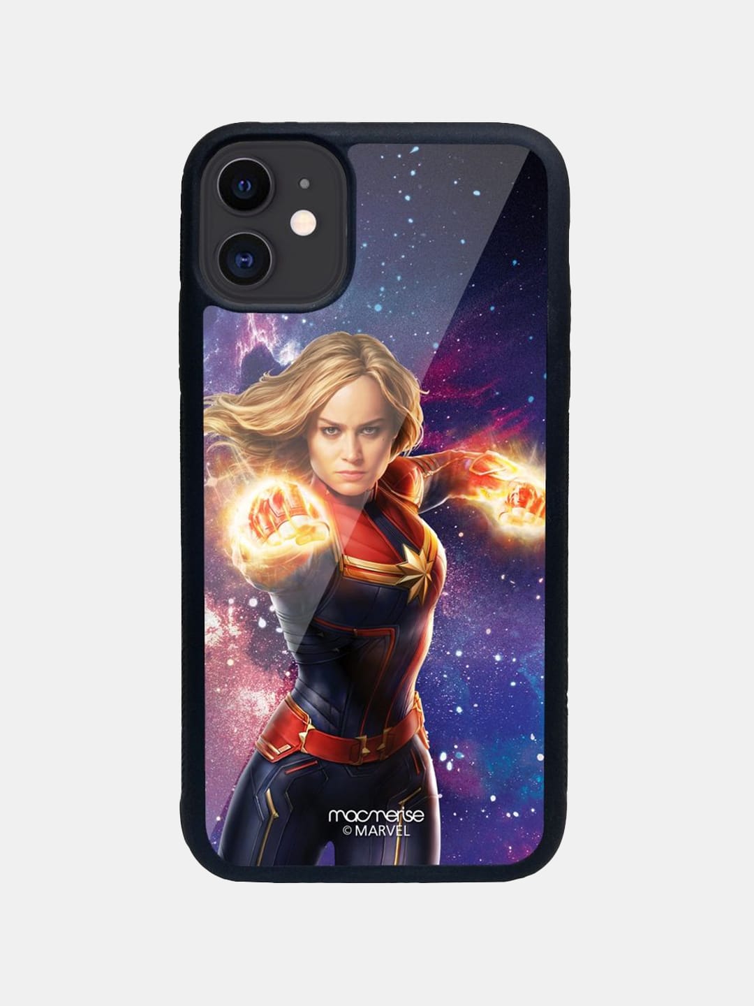 Fierce Captain Marvel - iPhone 11 Glass Cover