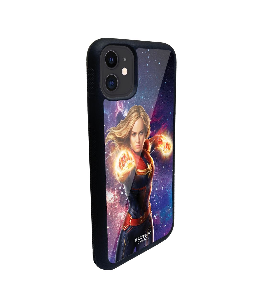 Fierce Captain Marvel - iPhone 11 Glass Cover
