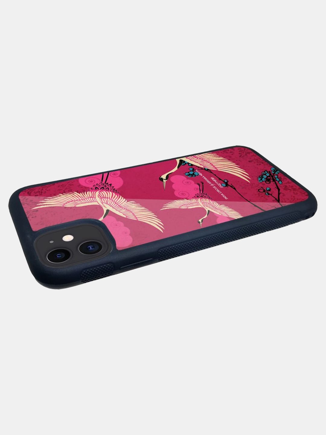 Flying flamingoes - iPhone 11 Glass Cover