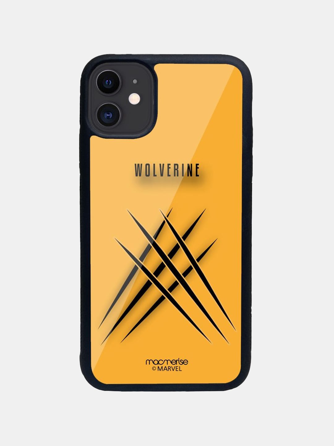 Minimalistic Wolverine - iPhone 11 Glass Cover