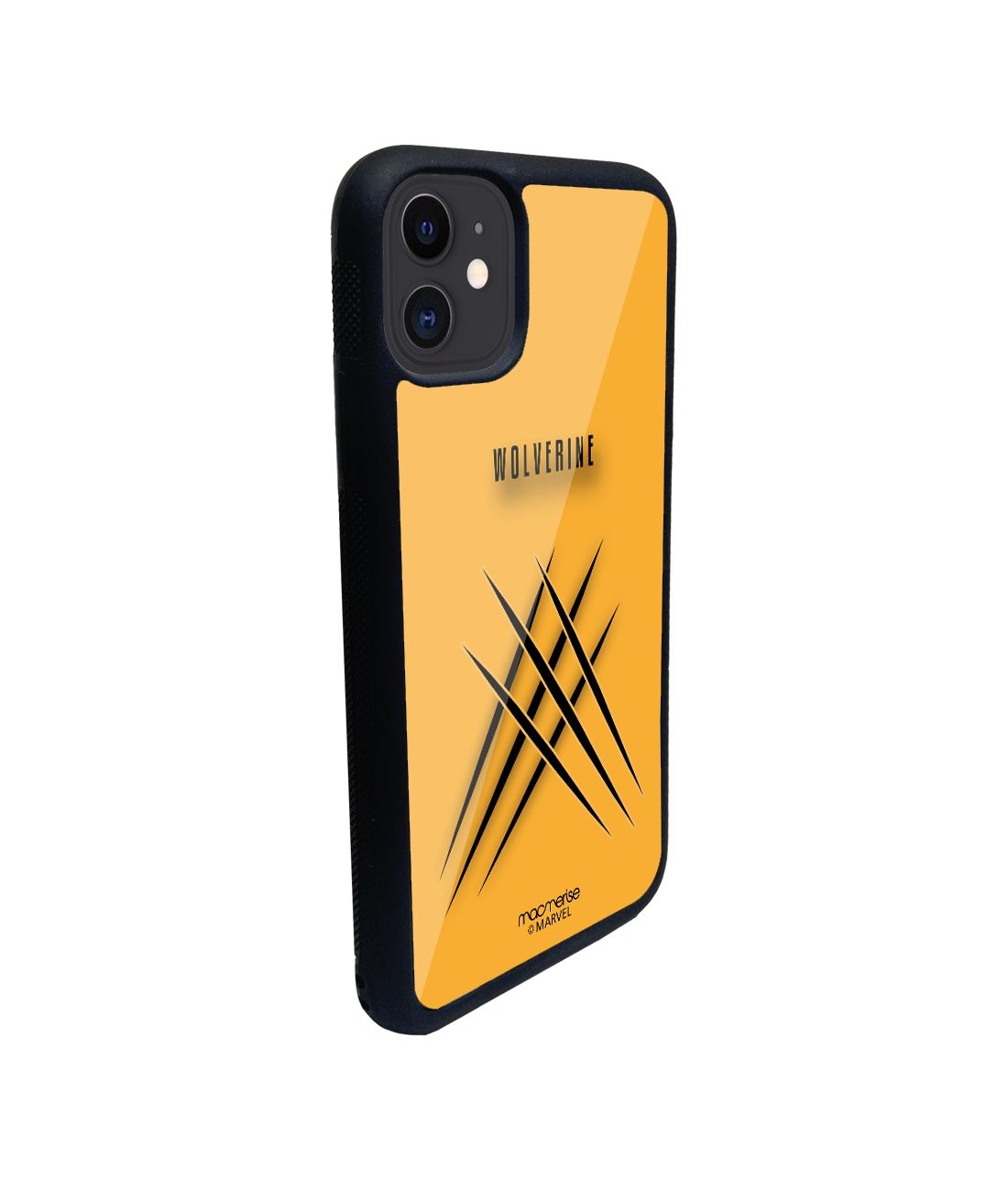 Minimalistic Wolverine - iPhone 11 Glass Cover