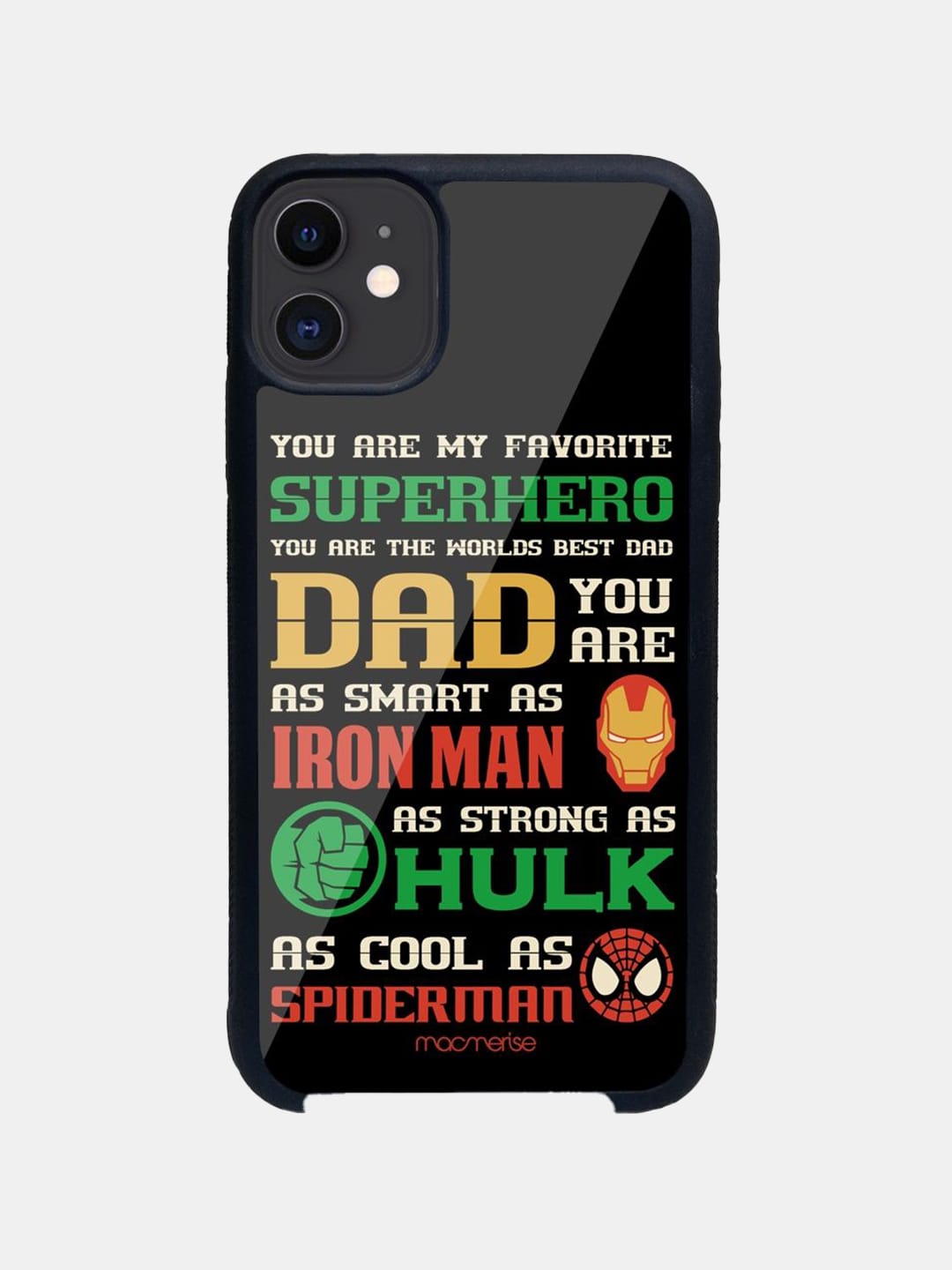 Superhero Dad - iPhone 11 Glass Cover