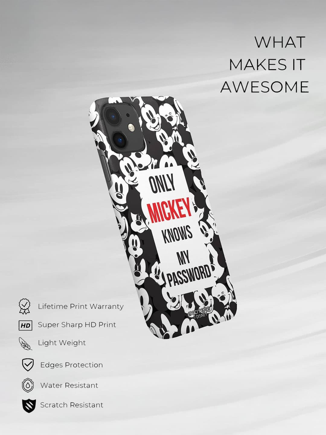 Mickey my Password - iPhone 11 Sleek Cover