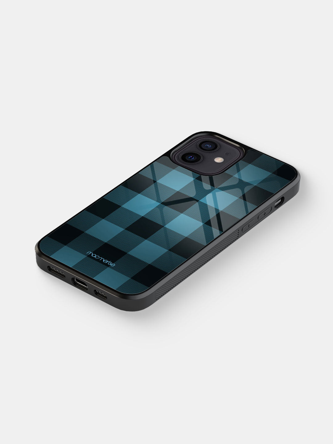 Checkmate Blue - iPhone 12 Glass Cover
