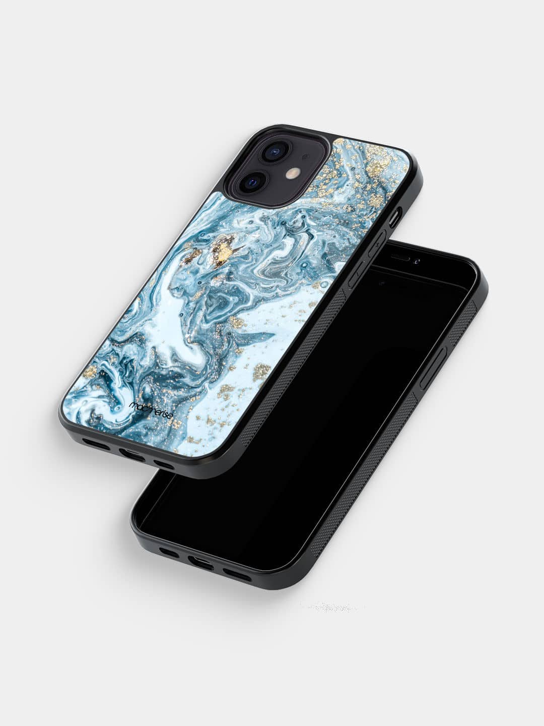 Marble Blue Macubus - iPhone 12 Glass Cover
