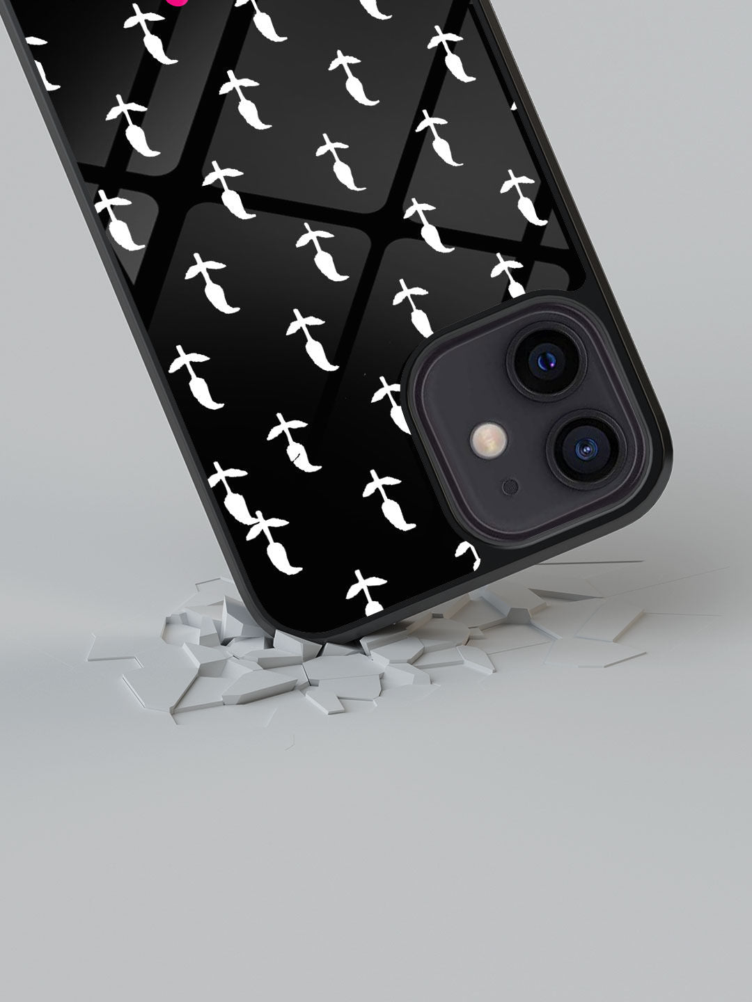 Masaba Leaf Motif - iPhone 12 Glass Cover