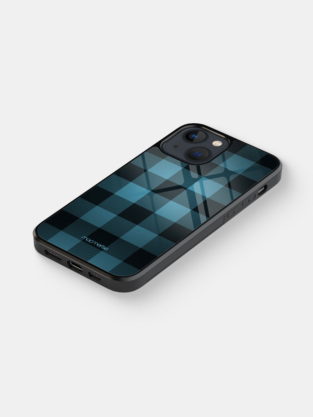 Checkmate Blue - iPhone 13 Glass Cover